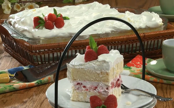 Spring Fling Layered Cake (Easy!) | MrFood.com
