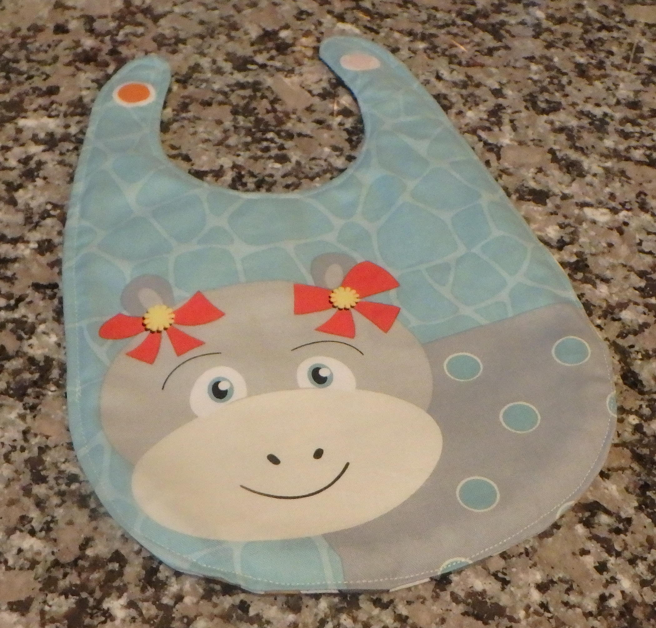 Reversible Baby Bib Beginner Project | AllFreeSewing.com