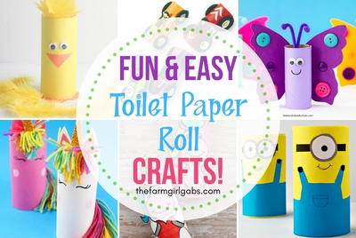 Easy Toilet Paper Roll Crafts For Kids