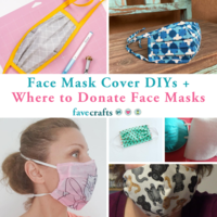 Fitted Face Mask Pattern | FaveCrafts.com