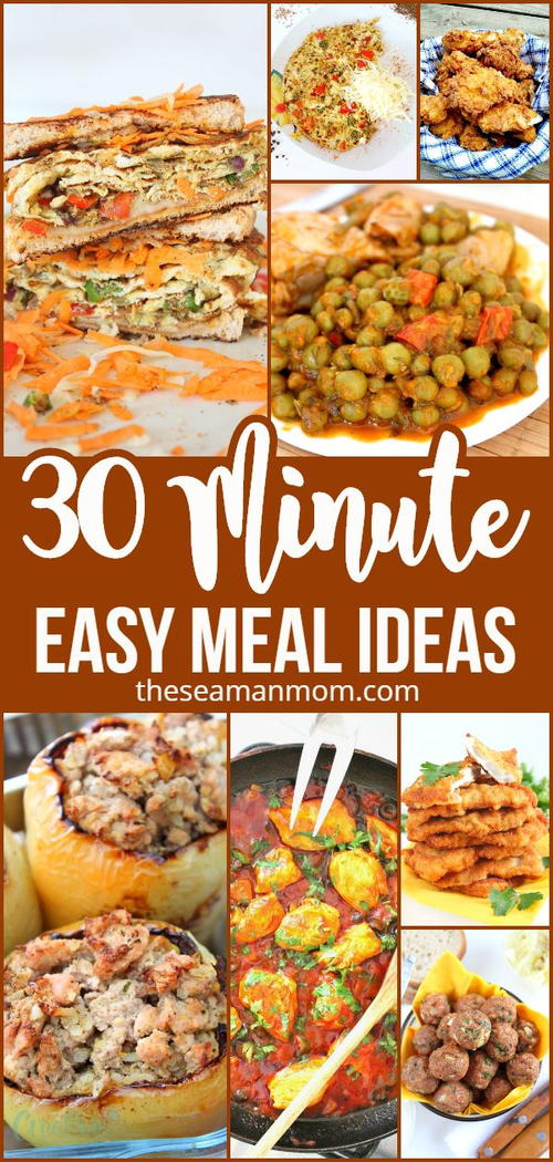 30 Minute Meal Ideas | CheapThriftyLiving.com