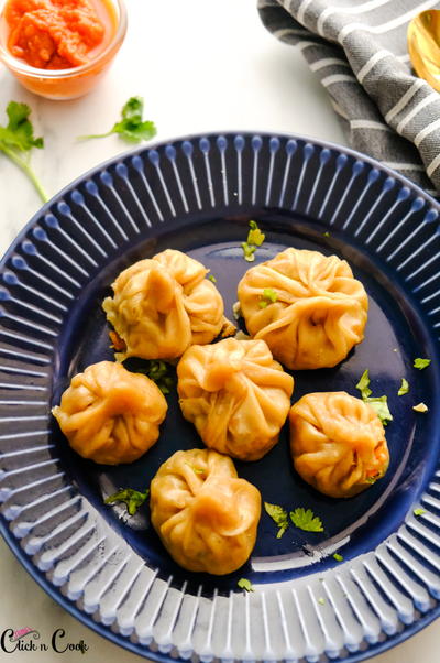 Veg Momos (wholewheat Momos)