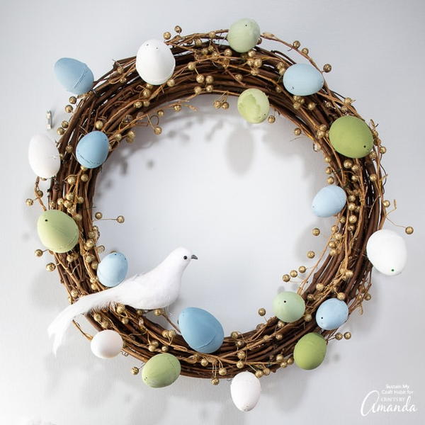 Easter Egg Wreath