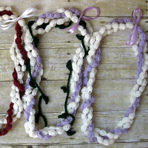 Crochet Yarn Lei