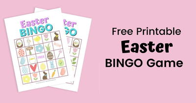 Easter Bingo Game Printable
