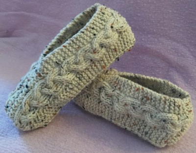 Cable Knit Slippers For Childen And Adults