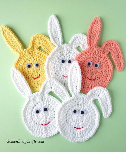 Crochet Easter Bunny Eggs 