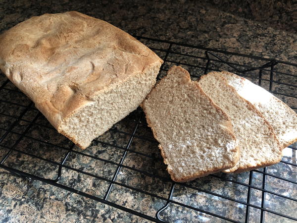 Don't slice homemade sandwich bread before storing it, unless you plan to freeze it.