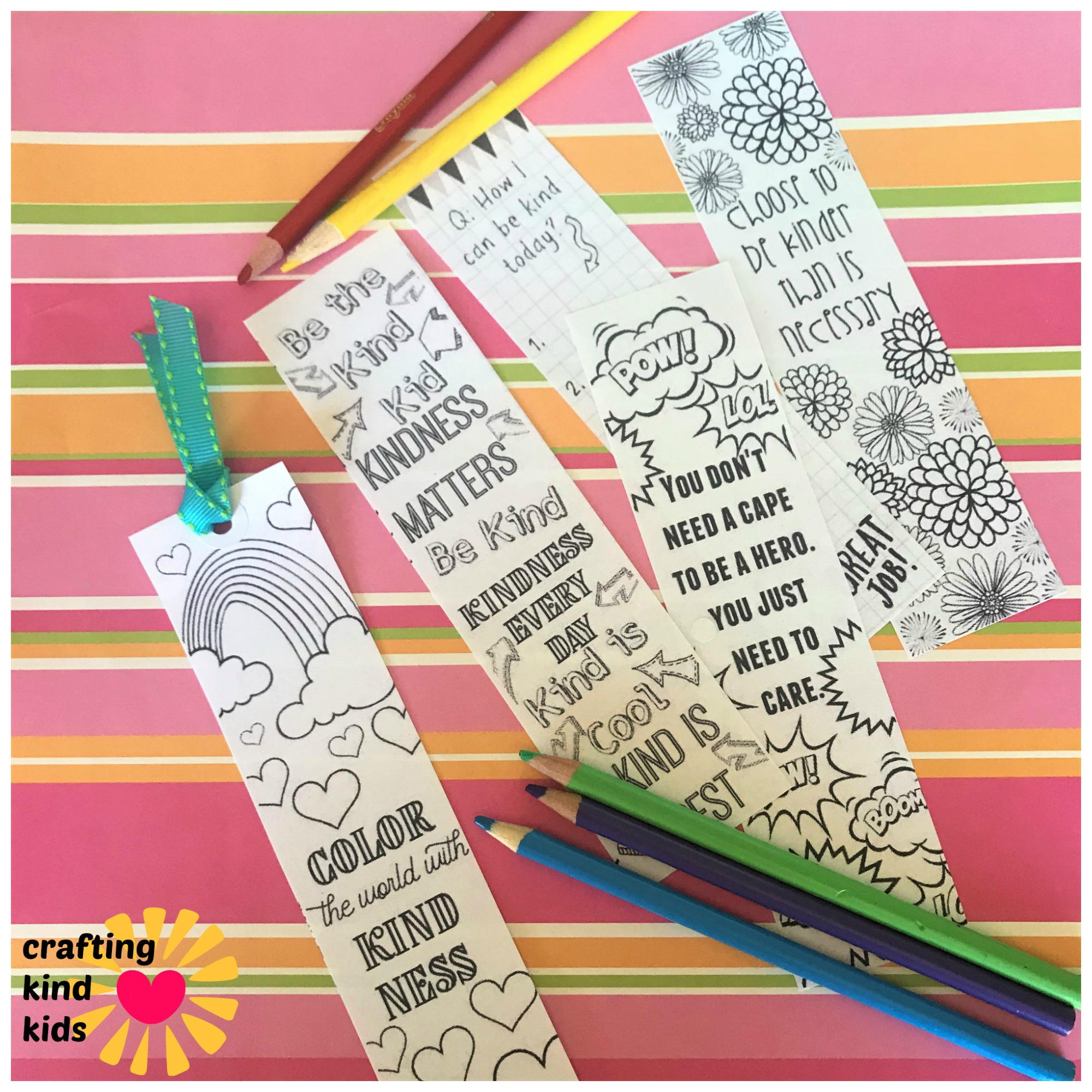 kindness bookmarks printable bookmarks for kids natural beach living