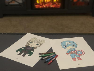 Avengers Free Printable Coloring Book