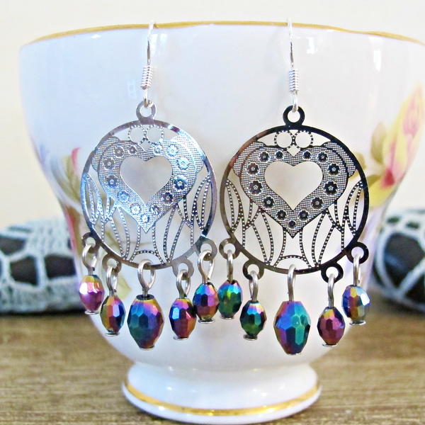 Diy Sparkly Chandelier Earrings