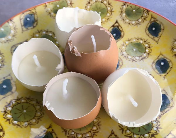 Egg Shell Candles