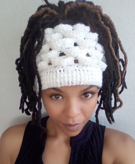 Unique Marshmallow Messy Bun Hat