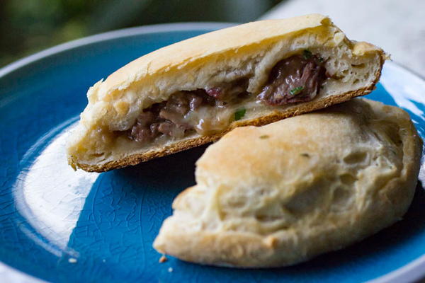 Traeger Beef And Mushroom Biscuit Pockets