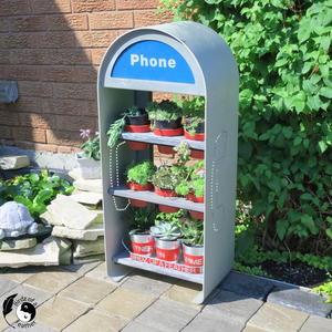 Phone Booth Planter