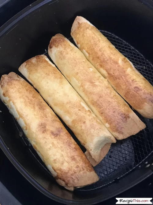 Air Fryer Chicken Taquitos