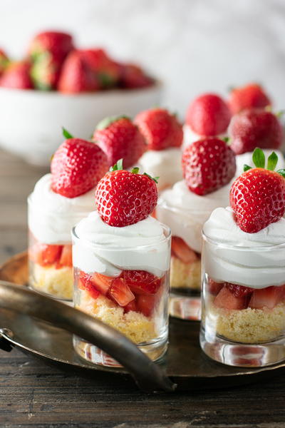 Strawberry Shortcake Mini Desserts