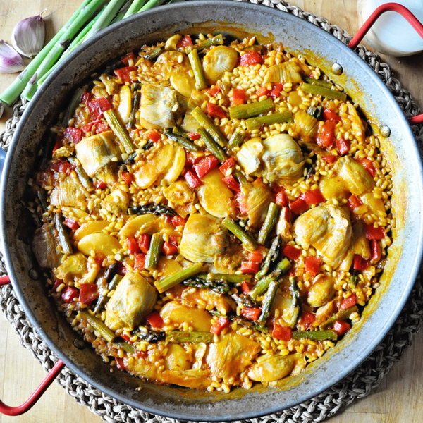 The Ultimate Spanish Vegetable Paella Using Basic Pantry Staples