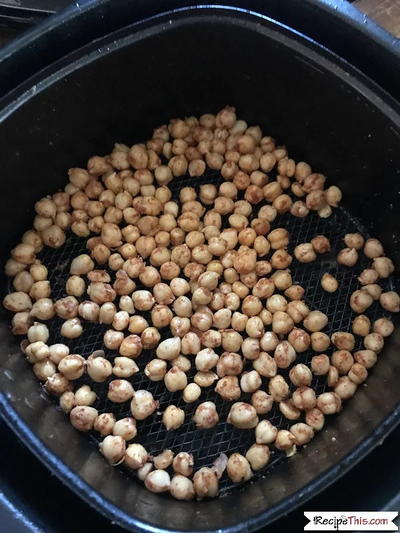 Air Fryer Roasted Chickpeas (no Oil)
