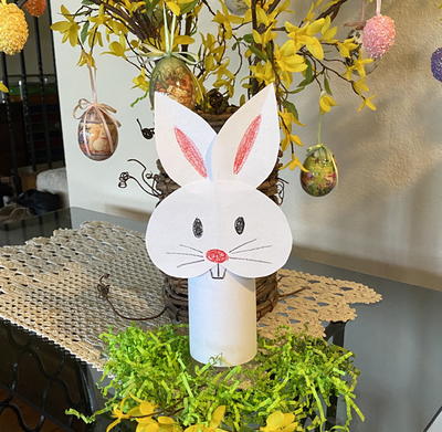 Paper Bunny For Easter