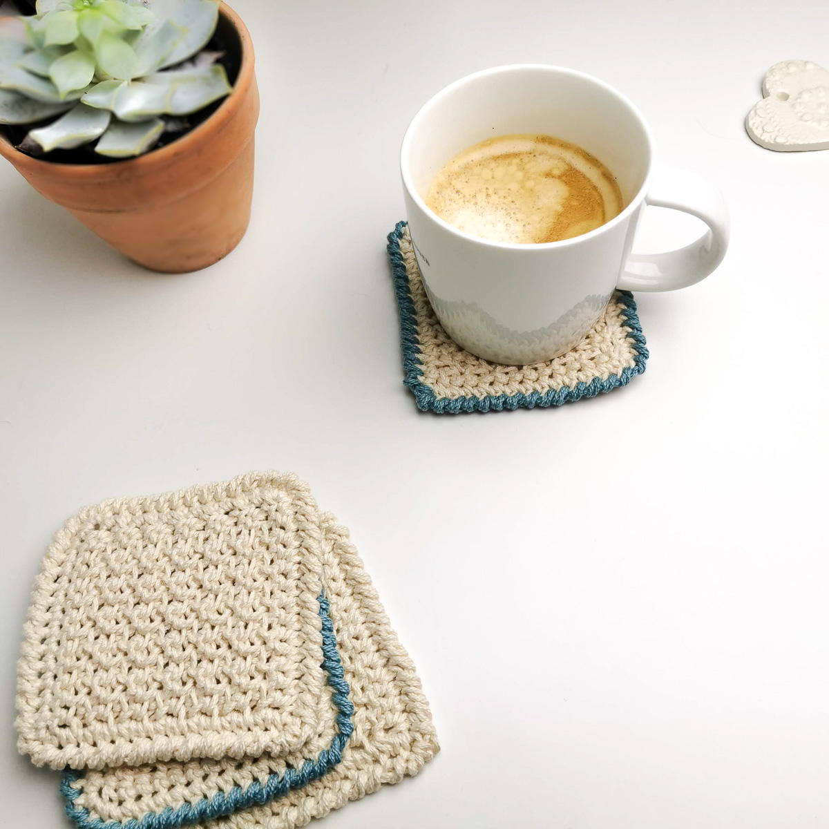 Nordic Textured Coasters | FaveCrafts.com