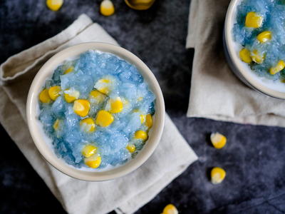 Thai Sticky Rice Pudding With Corn