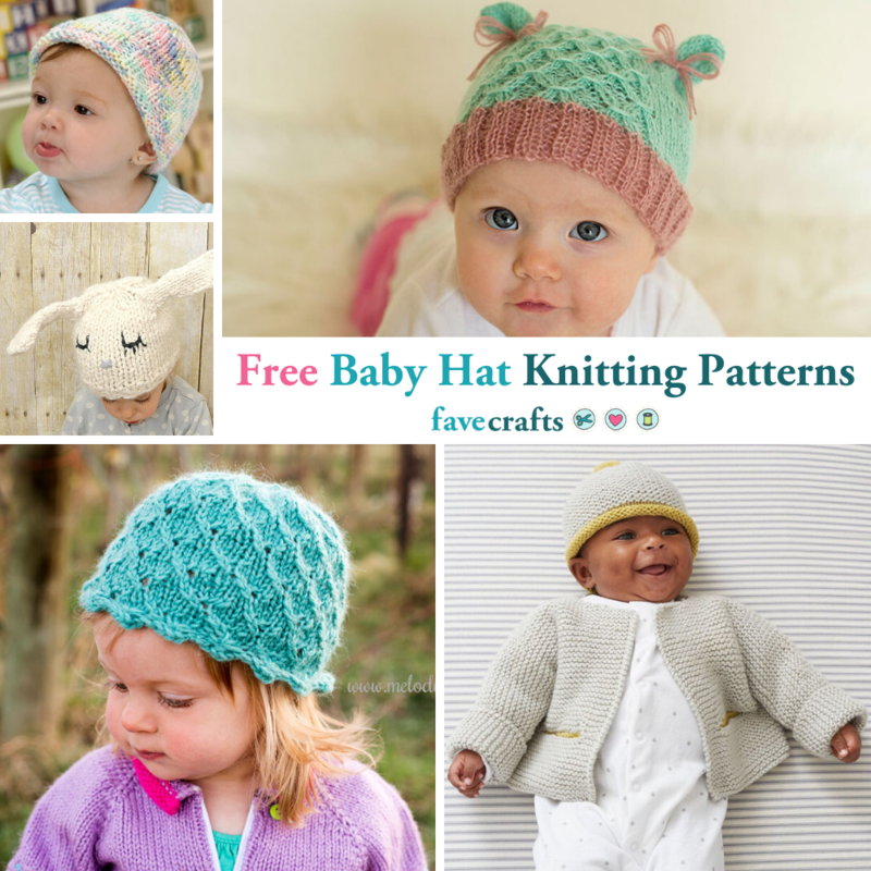 Easy to Knit Sweet Baby Hat | FaveCrafts.com