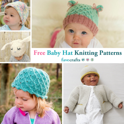 28 Free Baby Hat Knitting Patterns