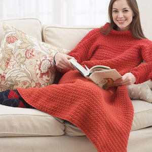 Afghan with Sleeves Crochet Pattern