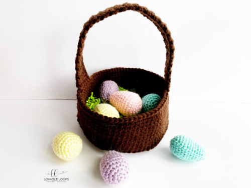 Easter Basket & Eggs
