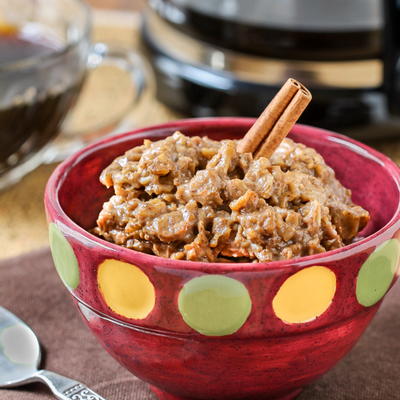 Microwave Cinnamon Coffee Oatmeal 