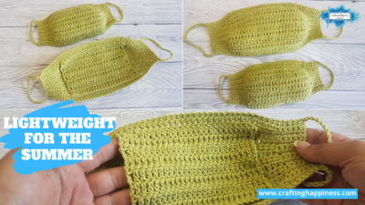 Easy Crochet Face Mask With Filter Pocket