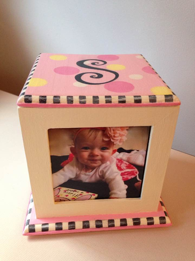 Personalized Baby Memory Cube