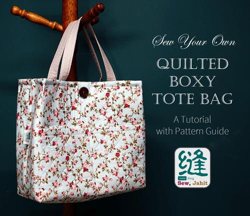 Quilted Boxy Tote Bag