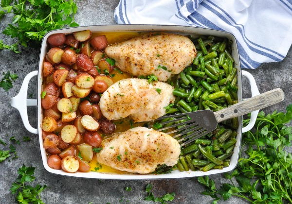 Chicken And Potatoes With Green Beans