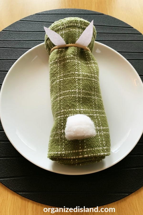 Diy Bunny Napkin Rings