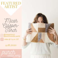 Punch Needle Artist: Micah Clasper-Torch