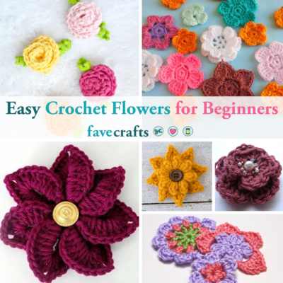 42 Easy Crochet Flowers for Beginners