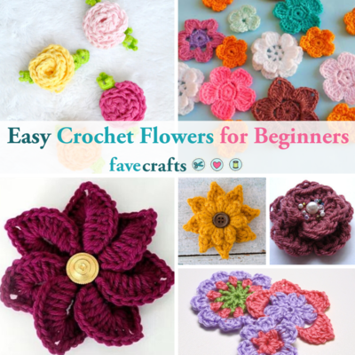 42 Easy Crochet Flowers For Beginners