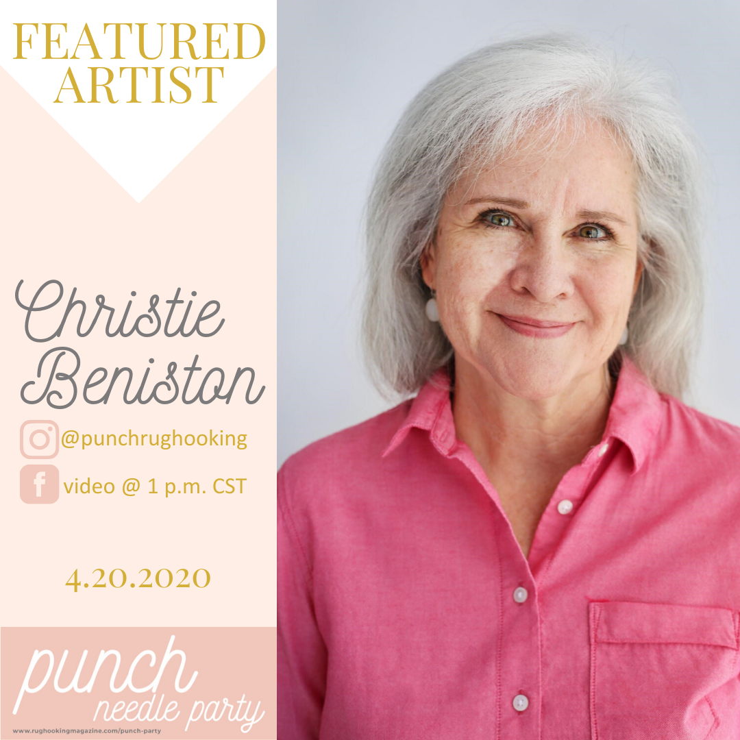Punch Needle Artist: Christie Beniston | rughookingmagazine.com