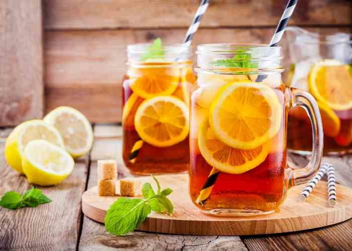 Sweet Iced Tea On The Stove