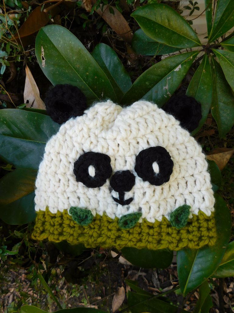 Crochet Panda Beanie | AllFreeCrochet.com