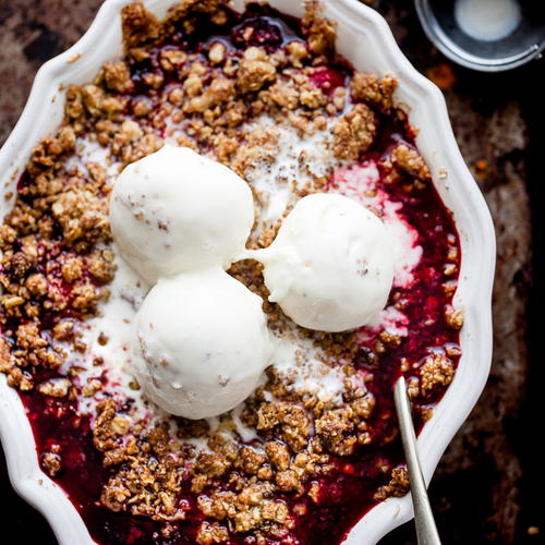 Quick And Easy Fruit Crumble