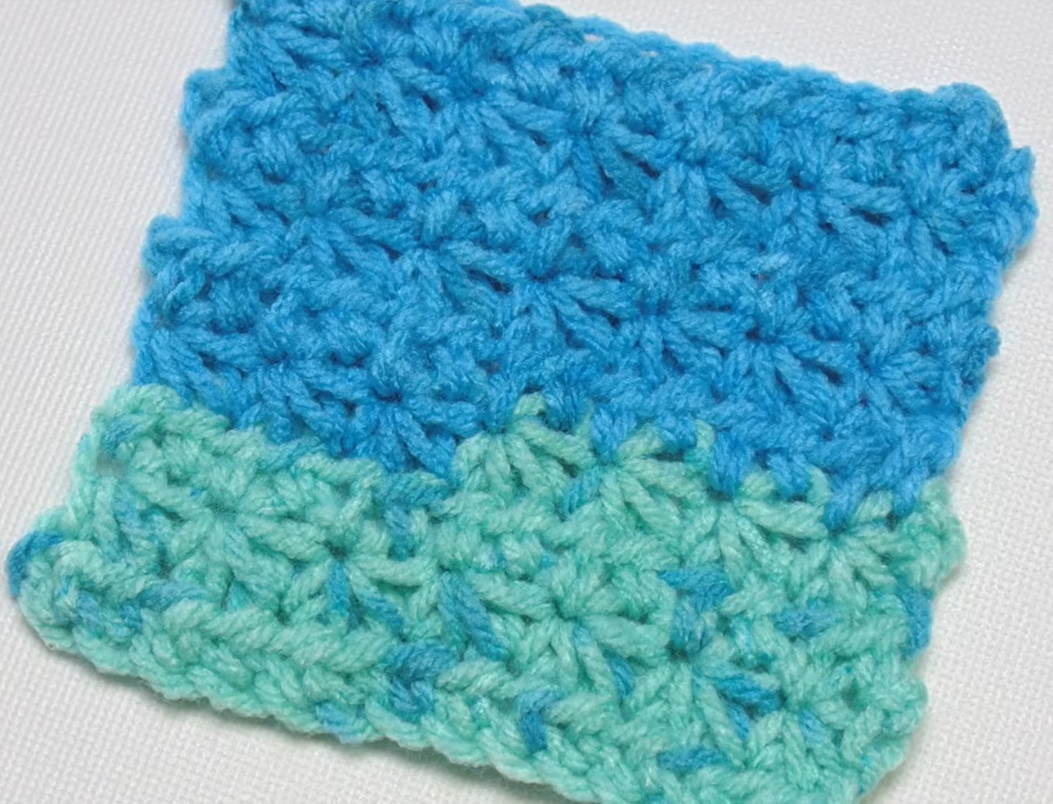 Easy Star Stitch Crochet Tutorial | AllFreeCrochet.com