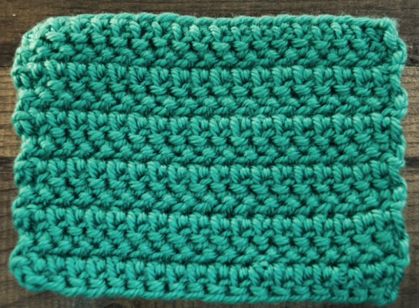 Half Double Herringbone Crochet Stitch