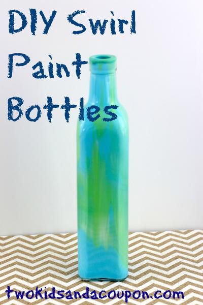 Diy Swirl Paint Swirl Bottles