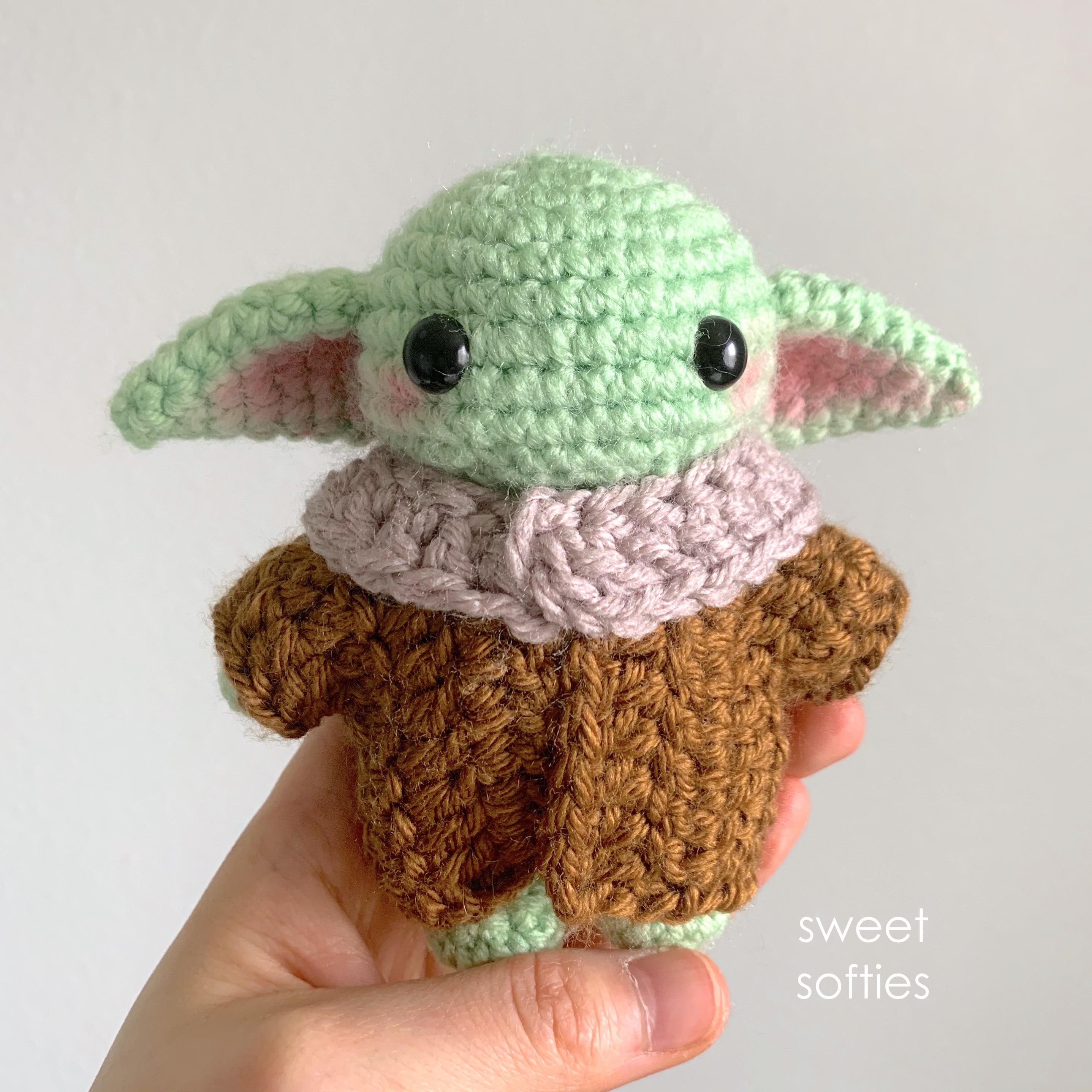 NO DOLL Baby Yoda Inspired Amigurumi Crochet Pattern PDF PATTERN ONLY 
