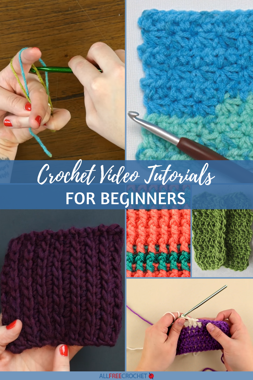 85+ Crochet Video Tutorials for Beginners | AllFreeCrochet.com