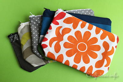 Easy Lined Zipper Bags