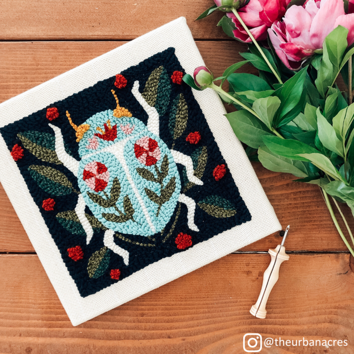 Punch Needle Artist Sallie Dale from The Urban Acres